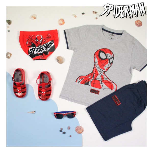 Costum de Baie Copii Spiderman Roșu - Mărime 2 Ani