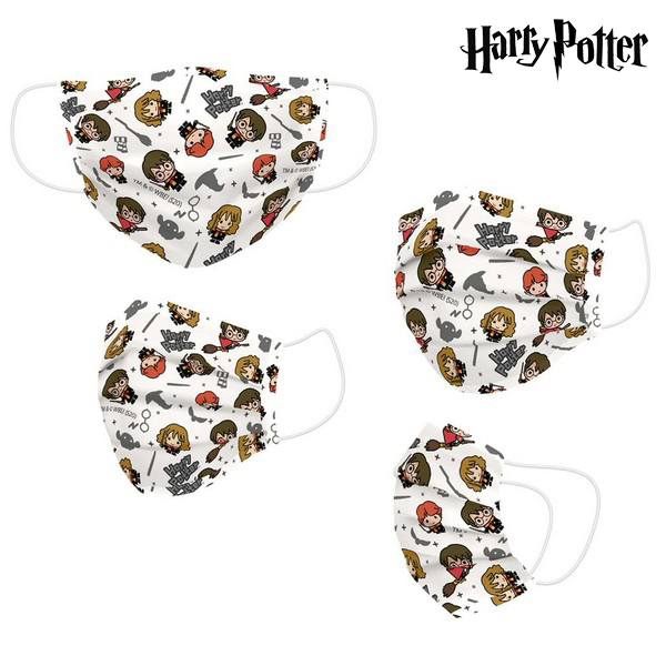 Mască igienică de pânză reutilizabilă Harry Potter Bej