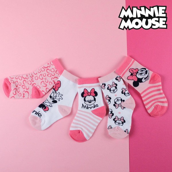 Șosete Minnie Mouse (5 perechi) Multicolor - Mărime la picior 17-18