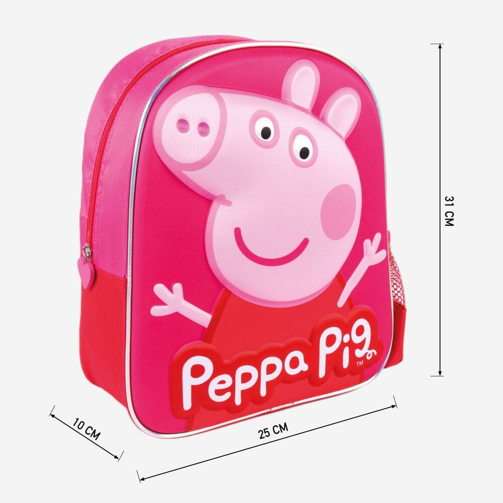 Ghiozdan Peppa Pig Roz (25 x 31 x 10 cm)