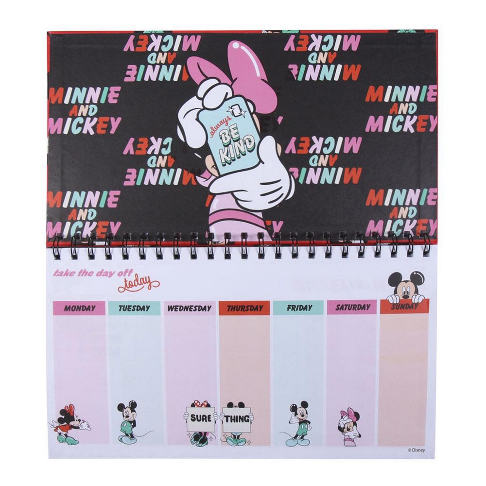 Weekly Planner Minnie Mouse Blocnotes (35 x 16,7 x 1 cm)