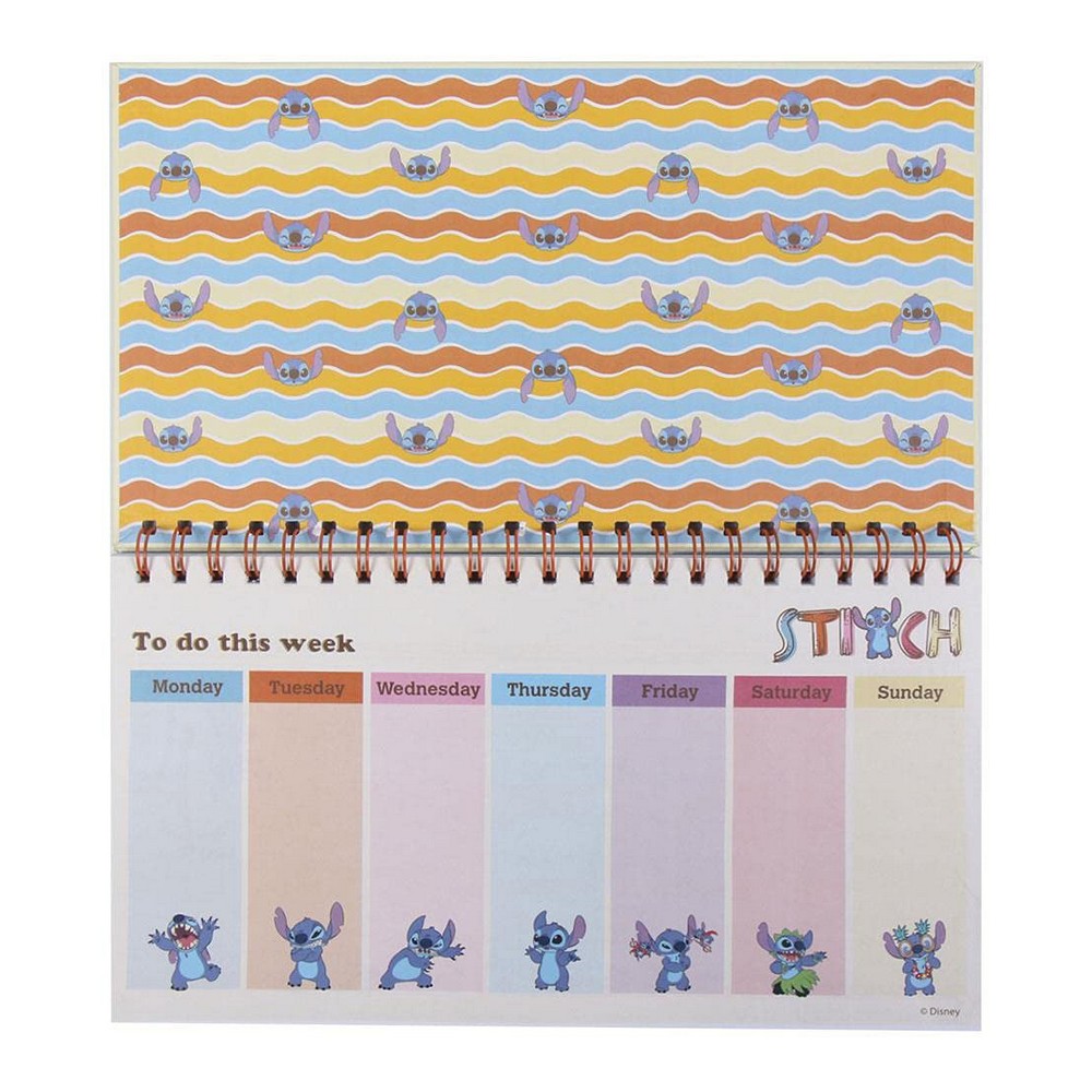 Weekly Planner Disney Stitch (35 x 16,7 x 1 cm)