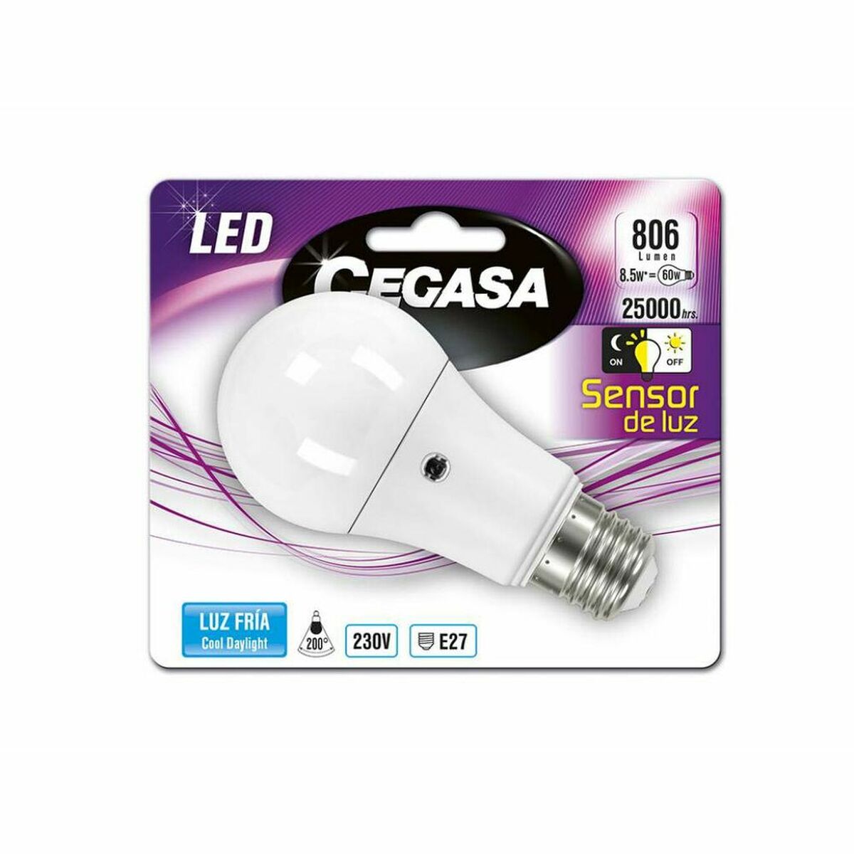 Bec LED Cegasa 8,5 W 5000 K