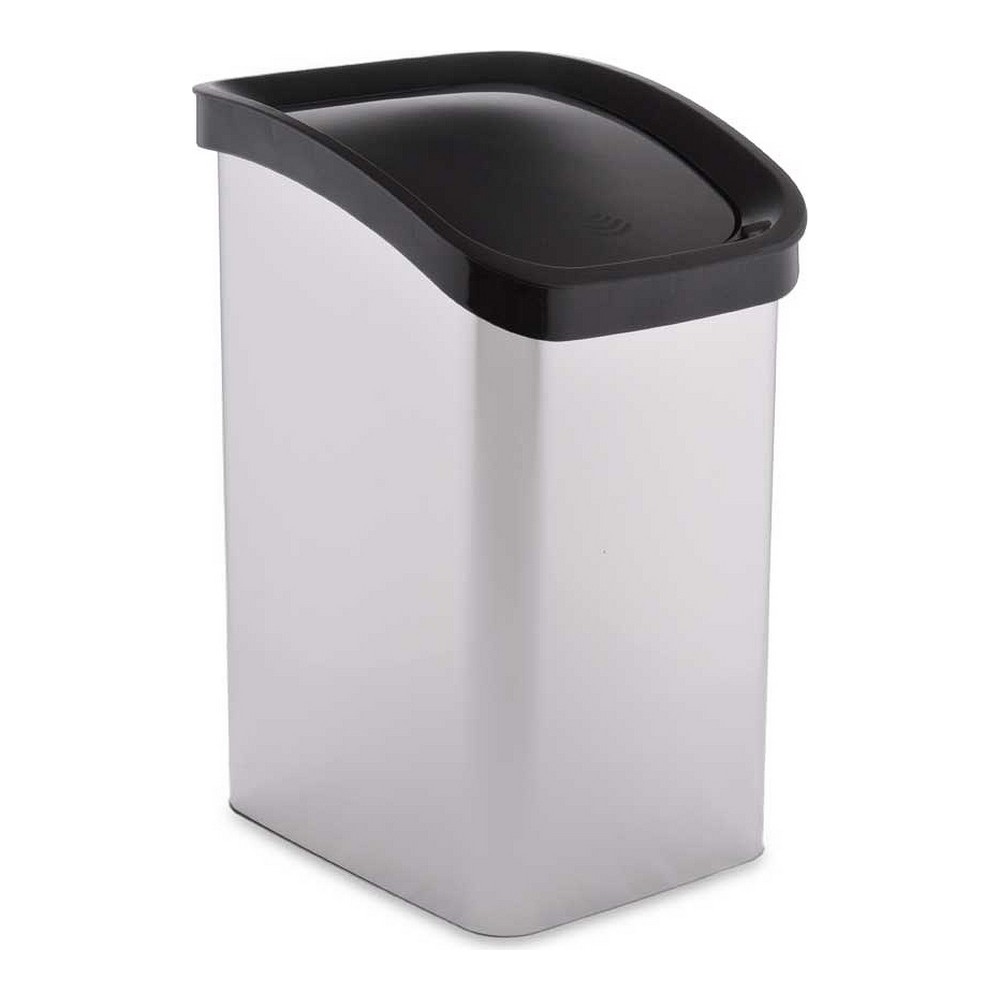 Coș de gunoi pentru hârtie 23 L Basculantă Argintiu Plastic (27,3 x 43,7 x 34 cm)