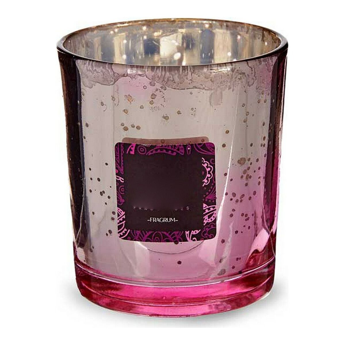 Lumânare Parfumată Fragrum Căpșună Smântână Roz (9 x 10 x 9 cm)