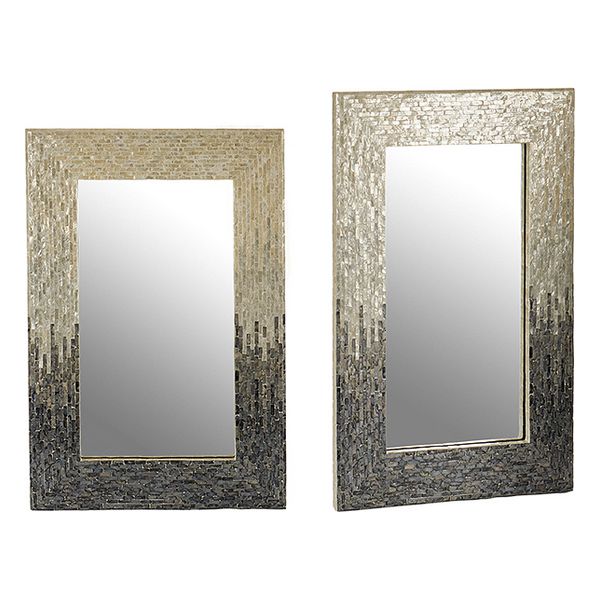Oglindă Gri Decolorat Oglindă (2,5 x 91,5 x 61,5 cm)