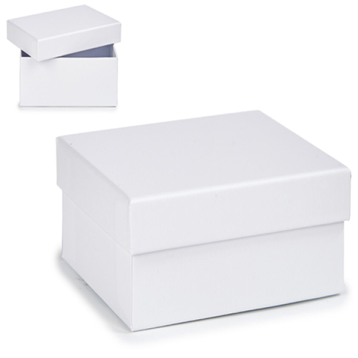 Cutie Multifuncțională Carton Alb - Măsură 8,5 x 5 x 12,5 cm
