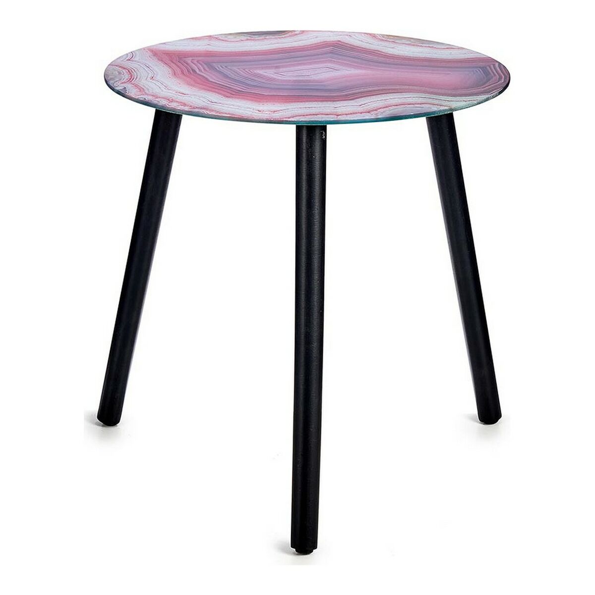 Masa laterală Roz Geam (40 x 41,5 x 40 cm)