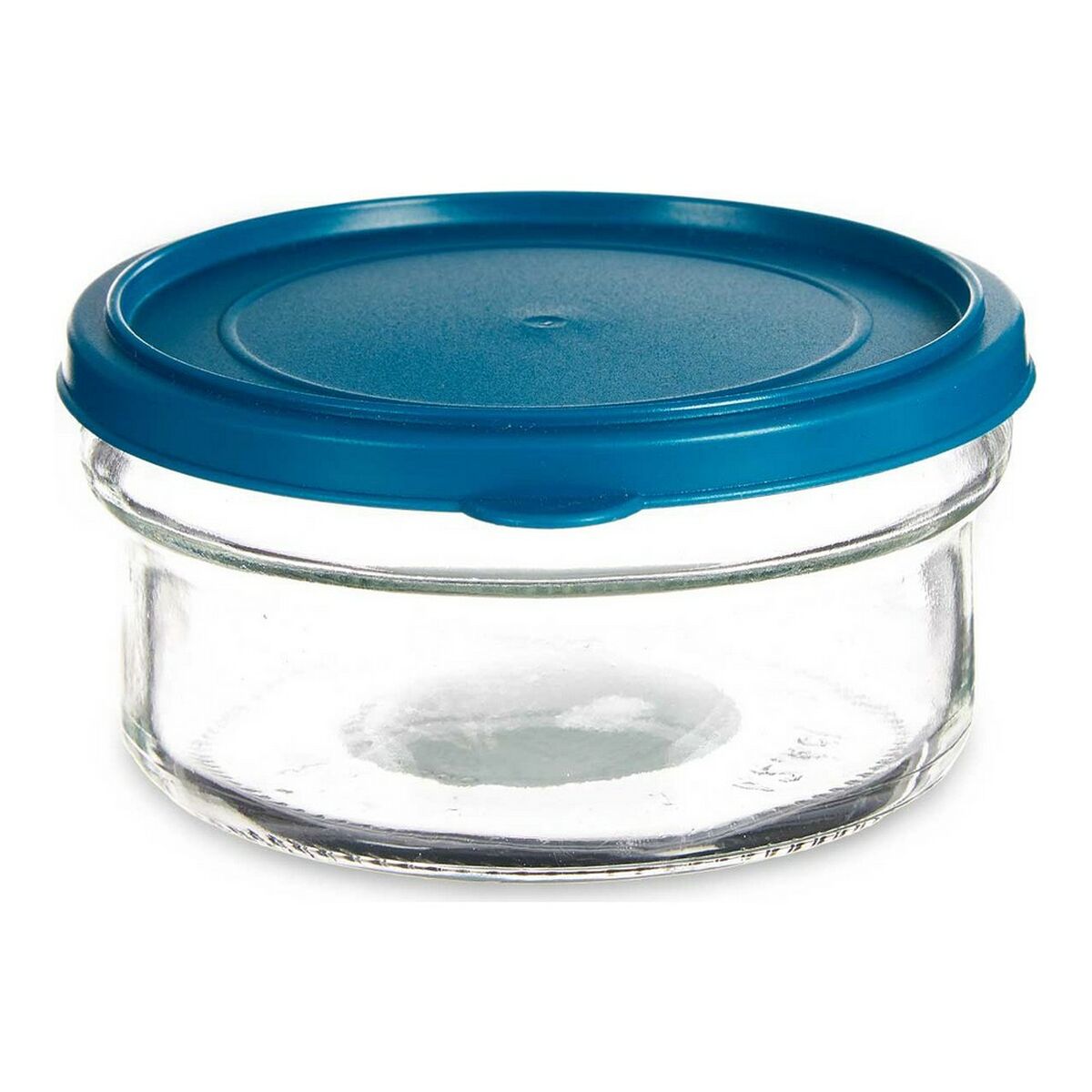 Cutie rotundă pentru prânz cu capac Albastru Plastic Sticlă (415 cl)