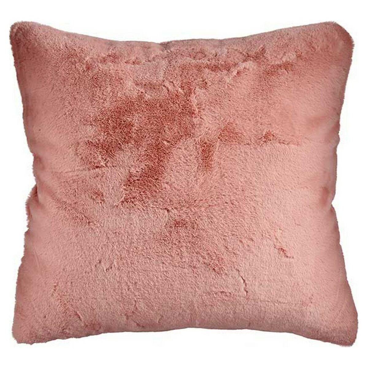 Pernă Cu păr Roz Piele Sintetică (60 x 2 x 60 cm)