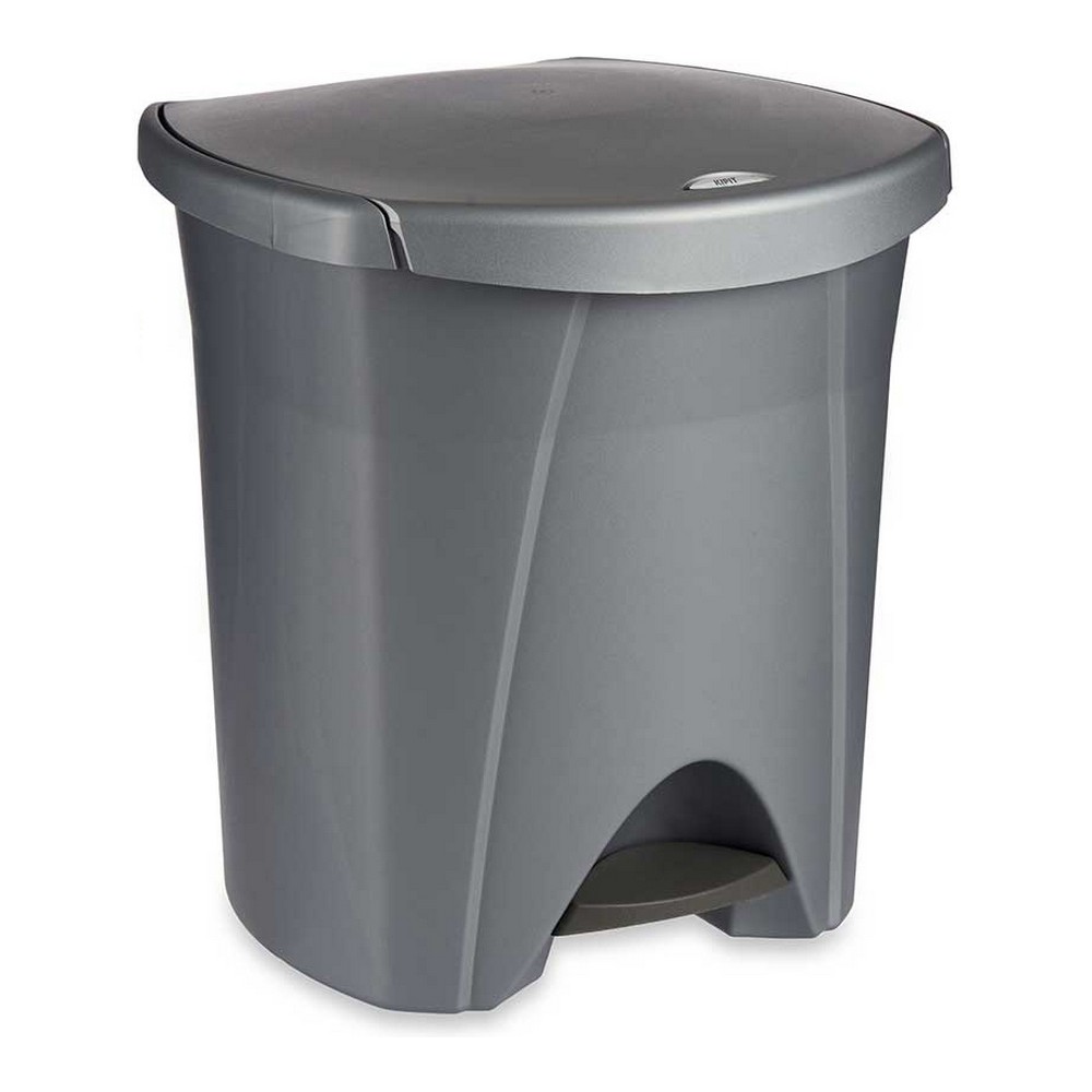 Coș de gunoi cu pedală Argintiu 48 L polipropilenă (39 x 44 x 40 cm)