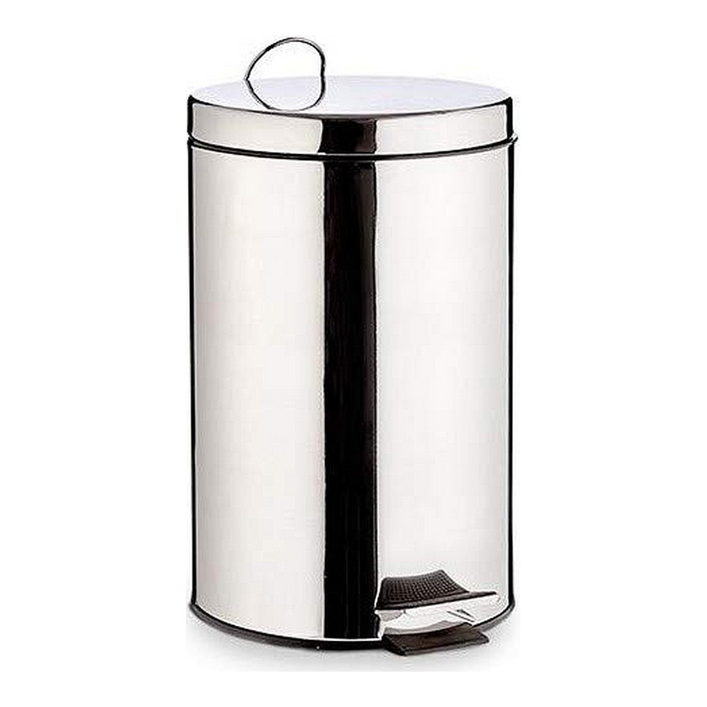 Coș de gunoi pentru hârtie Oțel inoxidabil Argintiu (12L) (25 x 39 x 30 cm)