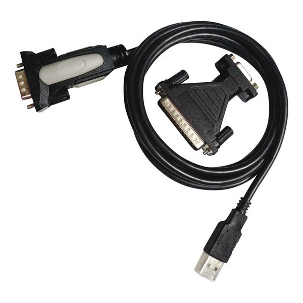 Adaptor USB la RS232 NANOCABLE 10.03.2002 1,8 m Negru