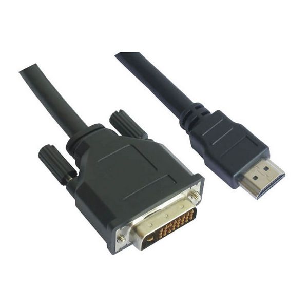 Cablu HDMI la DVI NANOCABLE 10.15.0502 1,8 m Capăt tip Tată la Capăt tip Tată