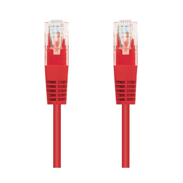 Cablu de Rețea Categoria 6 UTP NANOCABLE 10.20.040 - Culoare Roșu Măsură 1 m