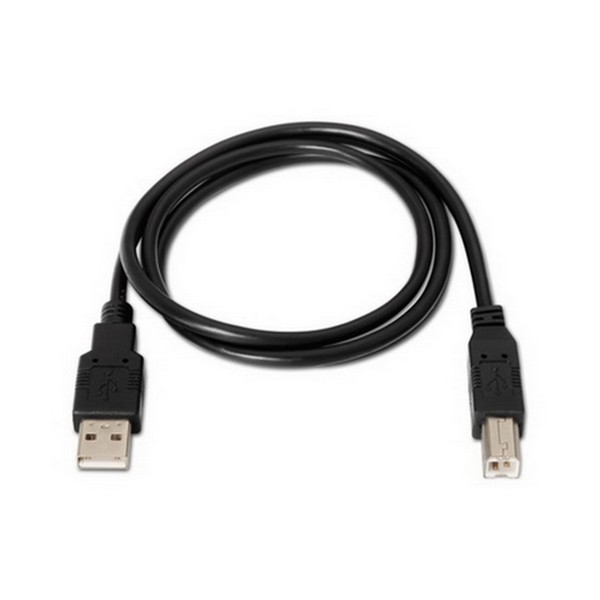 Cablu USB 2.0 A la USB B NANOCABLE 10.01.0105-BK Negru (4,5 m)