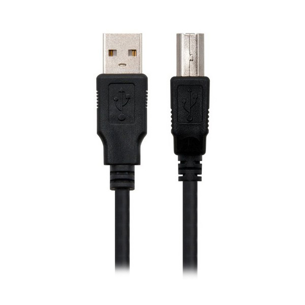 Cablu USB 2.0 A la USB B NANOCABLE 10.01.0102-BK Negru (1 M)