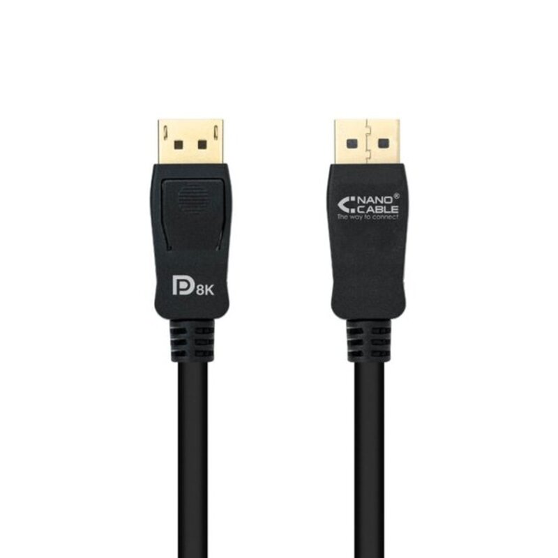 Cablu DisplayPort NANOCABLE HDR 8K Ultra HD Negru - Măsură 1 m