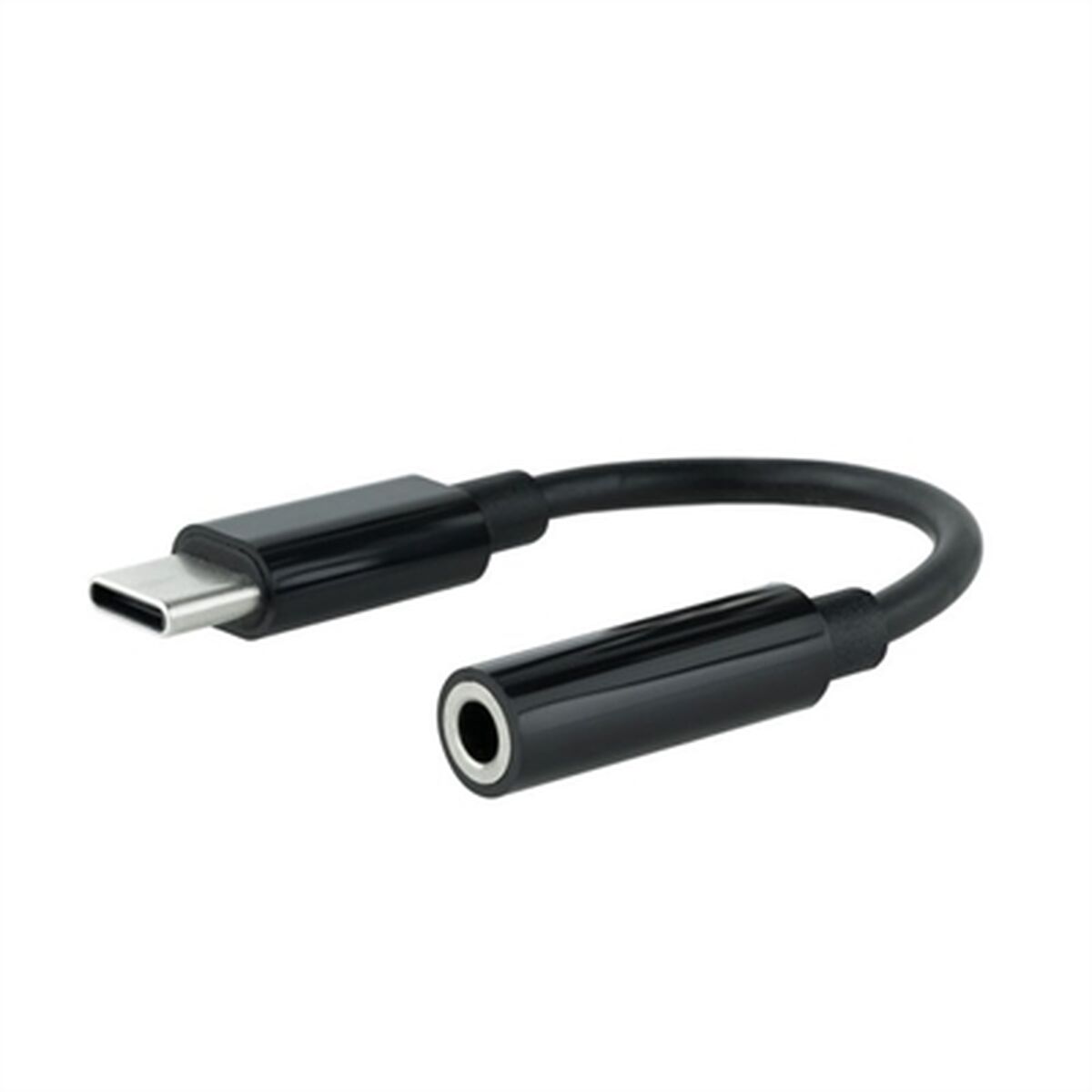 Adaptor USB C la Jack 3.5 mm NANOCABLE 10.24.1205 Negru