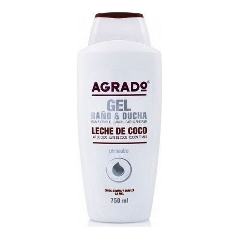 Gel de duș Leche de Coco Agrado (750 ml)