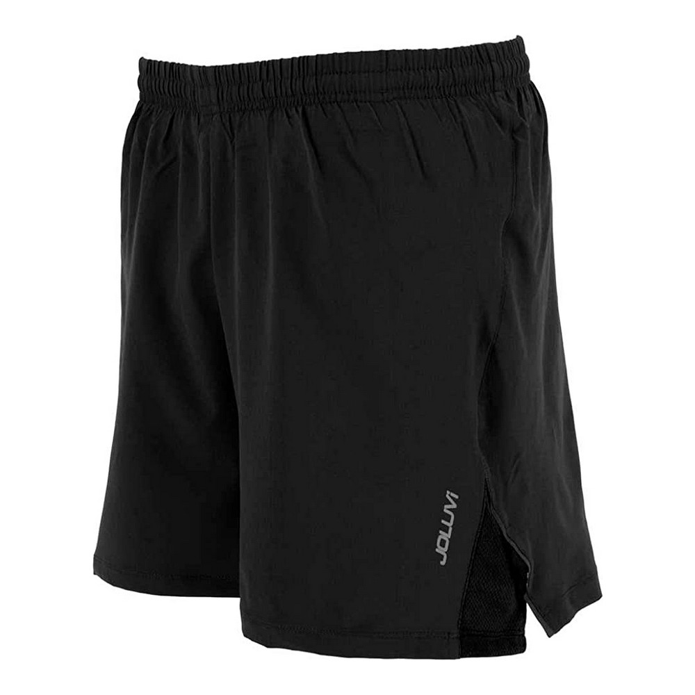 Pantalon Scurt Sport Unisex Joluvi 234119-0101 Negru Bărbați