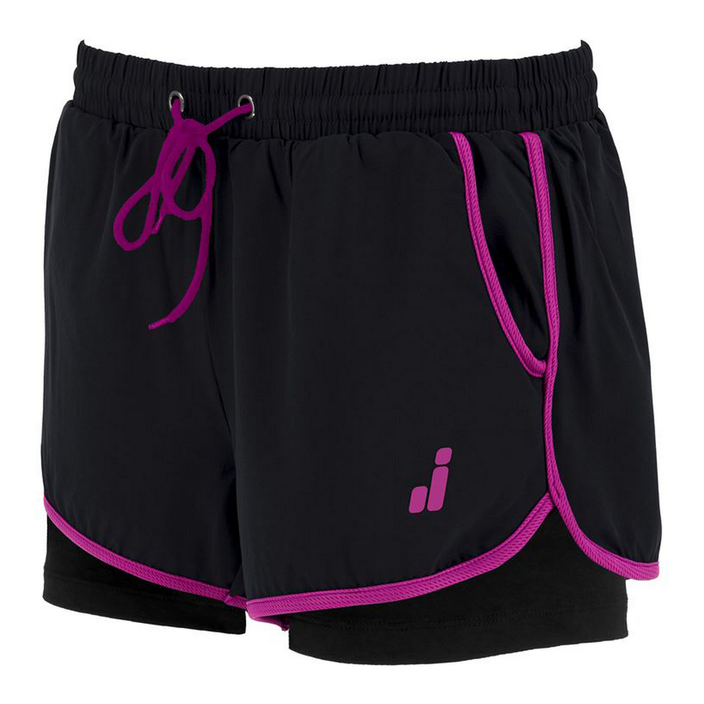 Pantalon Scurt Sport Joluvi Meta Duo W Negru (XS)