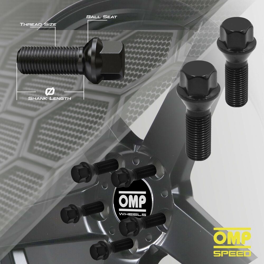 Set de șuruburi OMP OMPS09551201 M12 x 1,50 4 uds