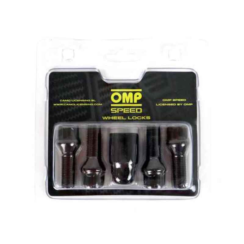 Set de șuruburi OMP OMPS09831401 M14 x 1,50 4 uds Negru