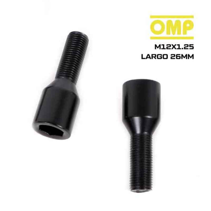 Set de șuruburi OMP OMPS09621201 M12 x 1,25 Negru