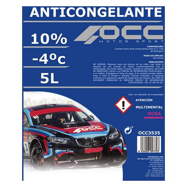 Antigel OCC3535 10% Roz (5 L)