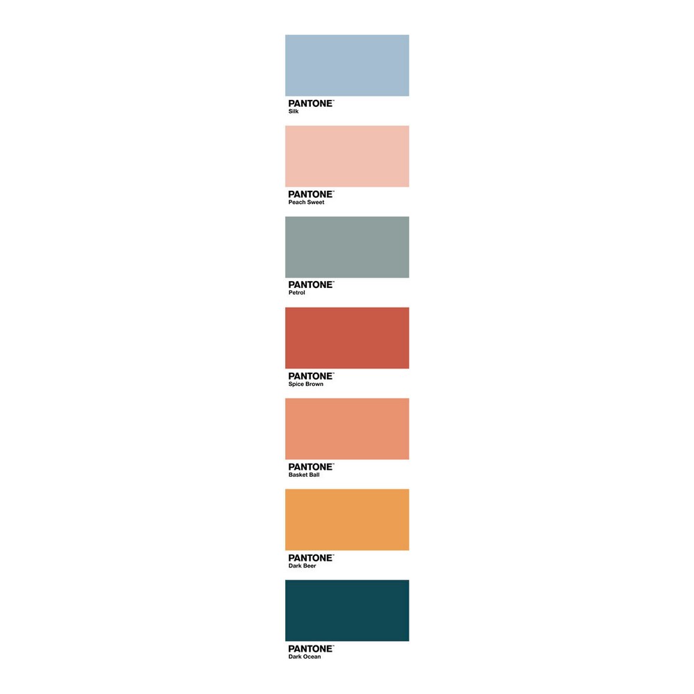 Capac nordic Fun Deck C Pantone - Dimensiuni Pat de 150 (240 x 220 cm)