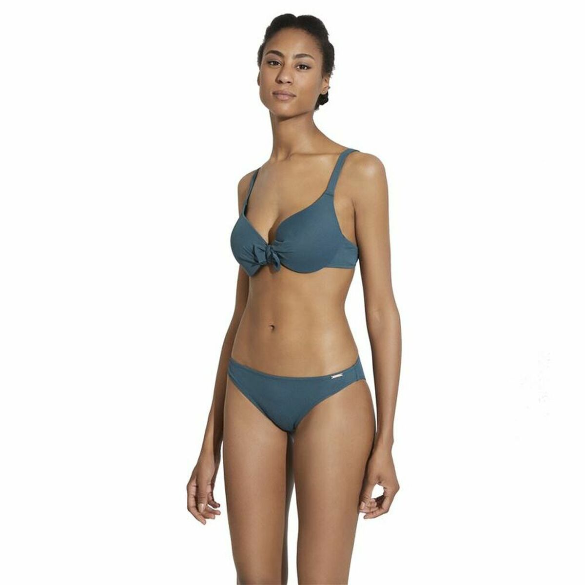Chiloți Ysabel Mora Neted Verde Bikini - Mărime L