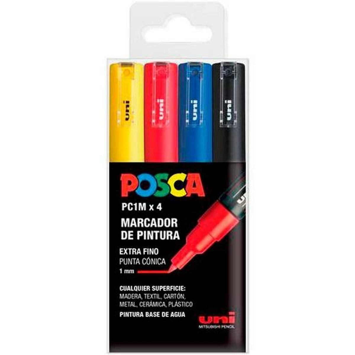 Set de markere POSCA PC-1M Multicolor
