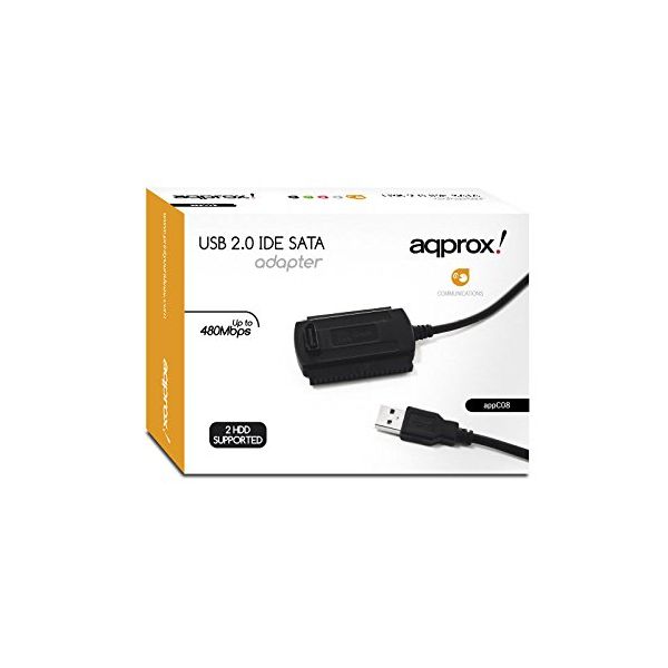 Adaptor USB 2.0 IDE SATA approx! APPC08 Plug & Play 40 și 44 pini