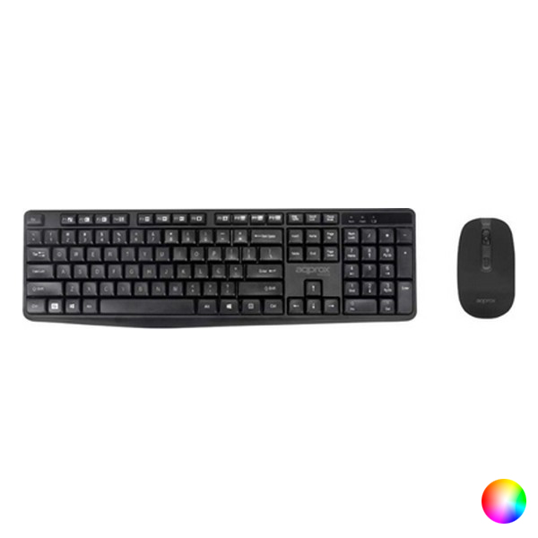 Tastatură și Mouse approx! APPMX335W - Culoare Negru