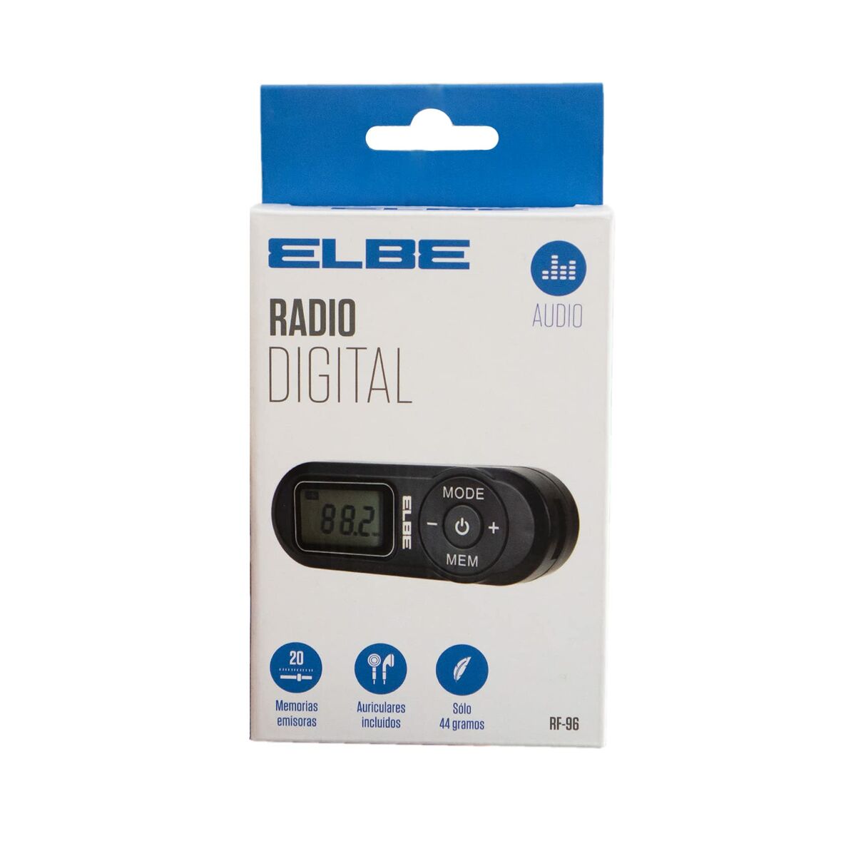 Radio Portabil Digital ELBE RF96 Negru FM Mini