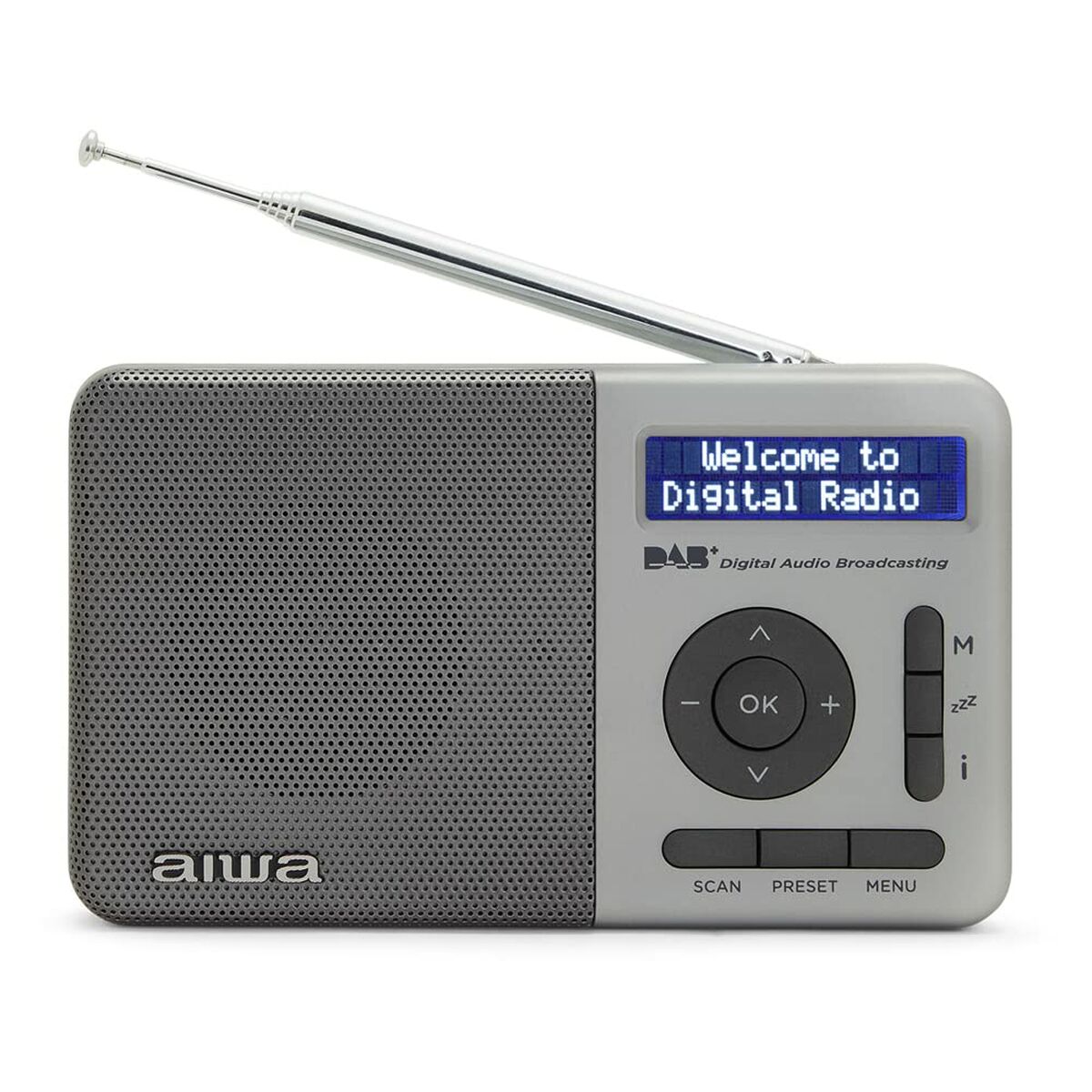 Radio Portabil Digital Aiwa RD40DABTN Gri FM DAB+