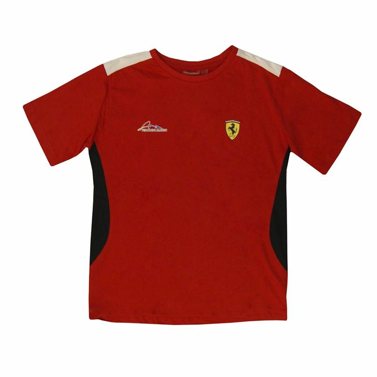 Tricou cu Mânecă Scurtă pentru Copii Precisport  Ferrari  Roșu (14 Ani) - Mărime 14 Ani 