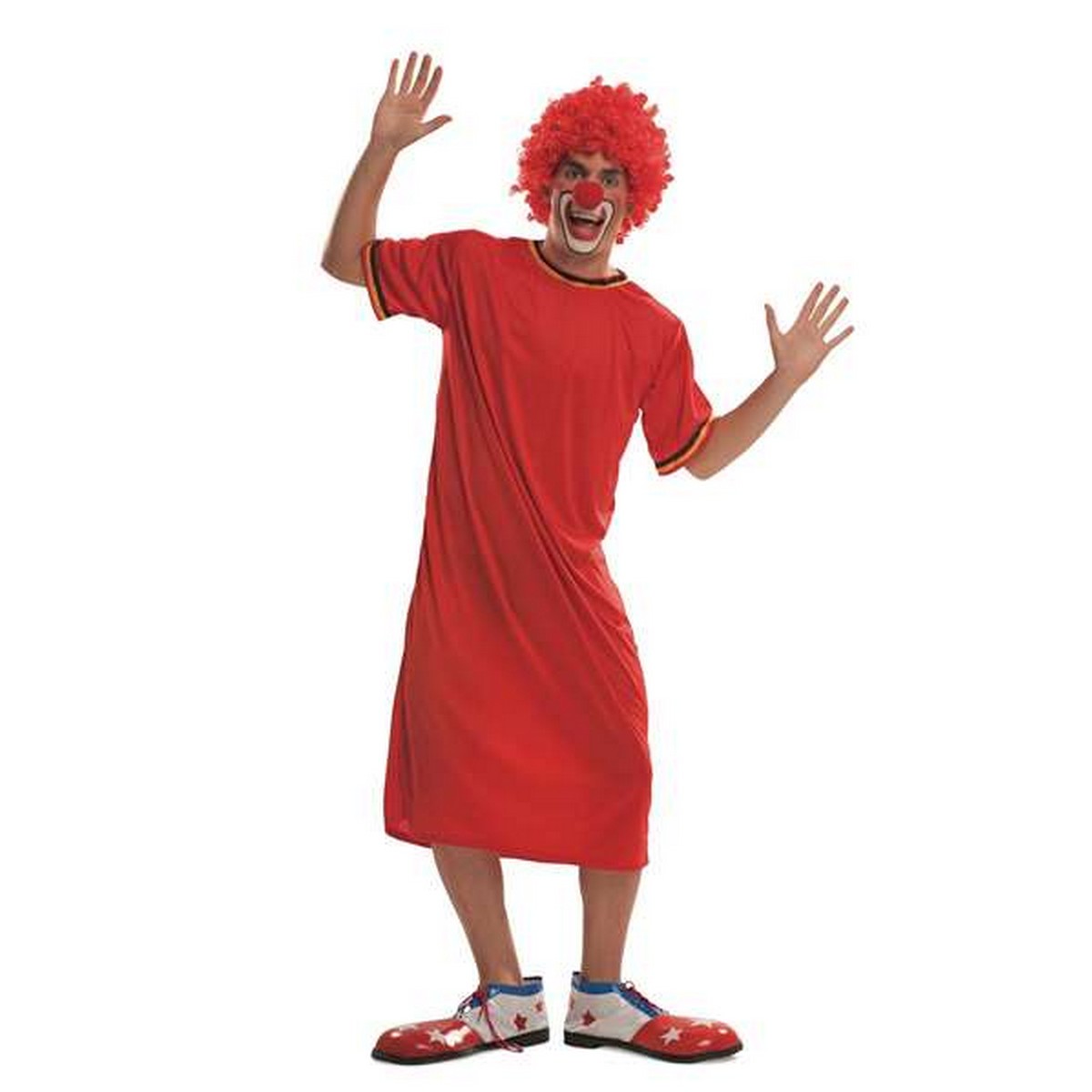 Costum Deghizare pentru Adulți Clovn Mărimea M/L Roșu