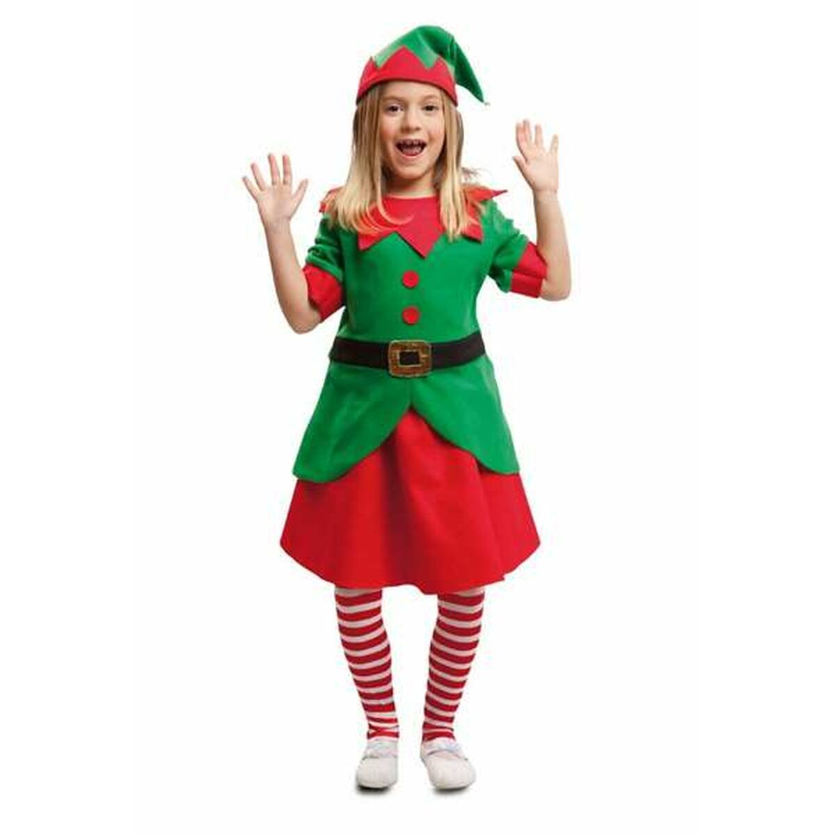 Costum Deghizare pentru Copii My Other Me Elf 5-6 Ani Verde