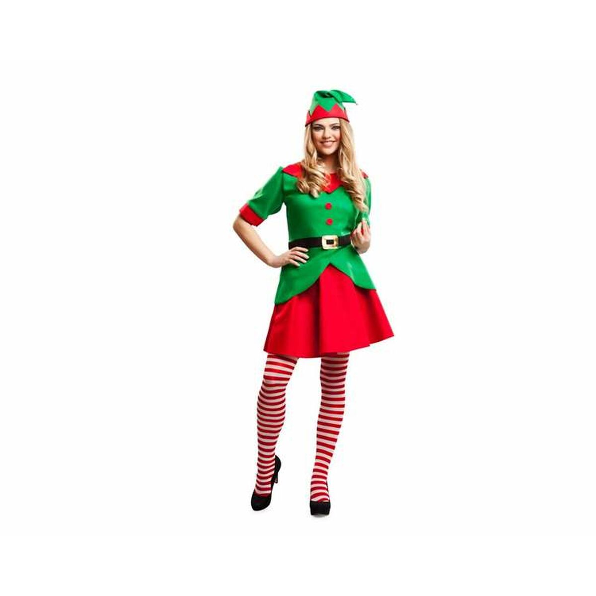 Costum Deghizare pentru Adulți Shine Inline Elf M/L Verde