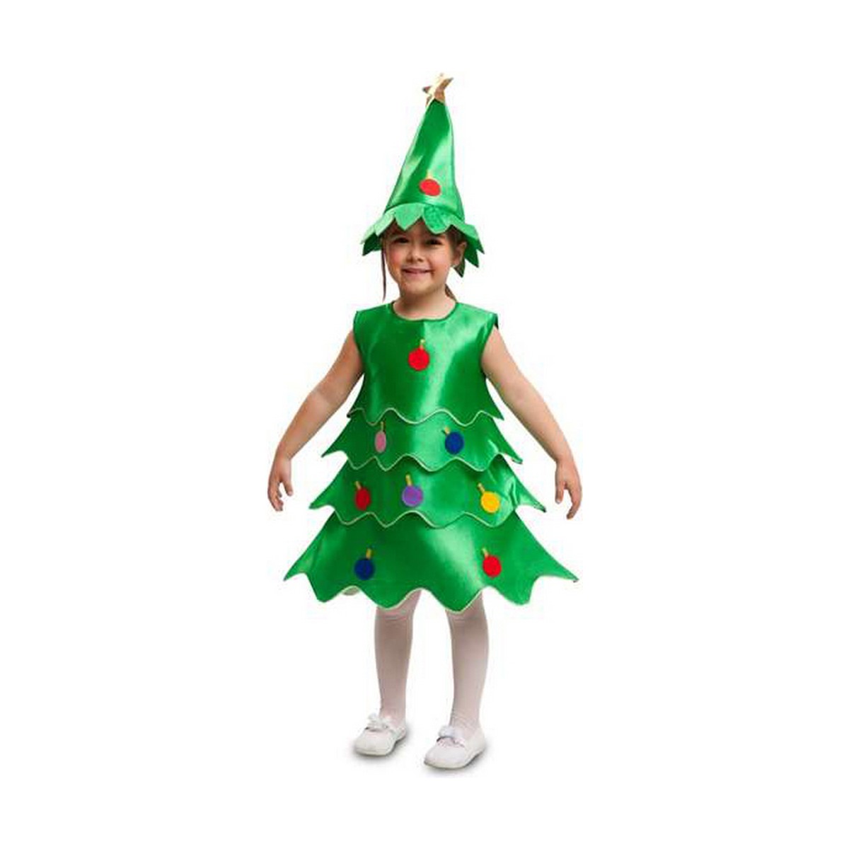 Costum Deghizare pentru Copii My Other Me Pom de Crăciun - Mărime 7-9 Ani