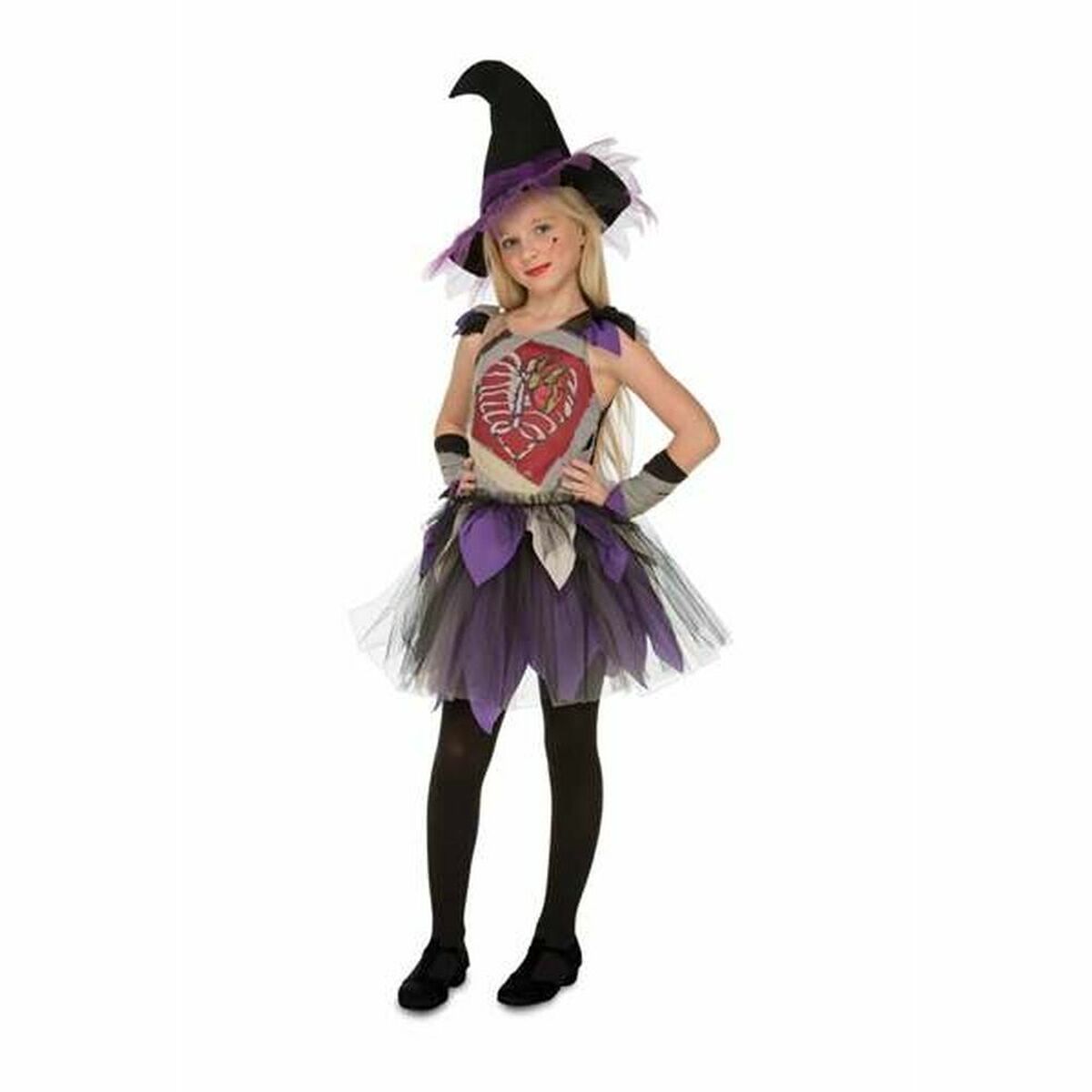 Costum Deghizare pentru Copii My Other Me Vrăjitoare Schelet - Mărime 10-12 Ani