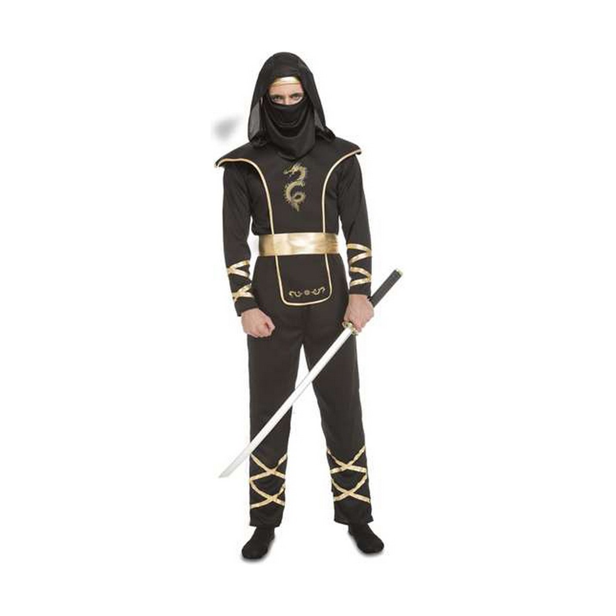 Costum Deghizare pentru Adulți My Other Me Negru Ninja - Mărime XS