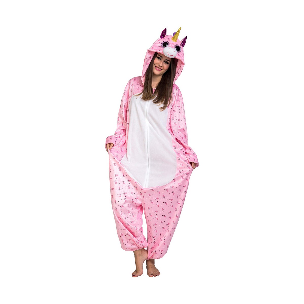 Costum Deghizare pentru Adulți My Other Me Roz Unicorn Mărimea M/L