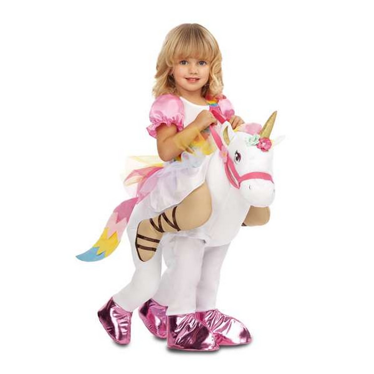 Costum Deghizare pentru Copii My Other Me Ride-On Prințesă Unicorn - Mărime 1-2 ani