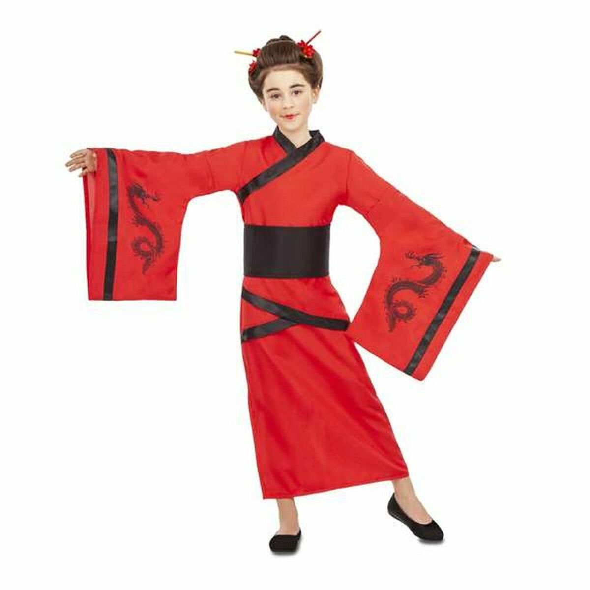 Costum Deghizare pentru Copii My Other Me Chineză Dragon - Mărime 3-4 Ani