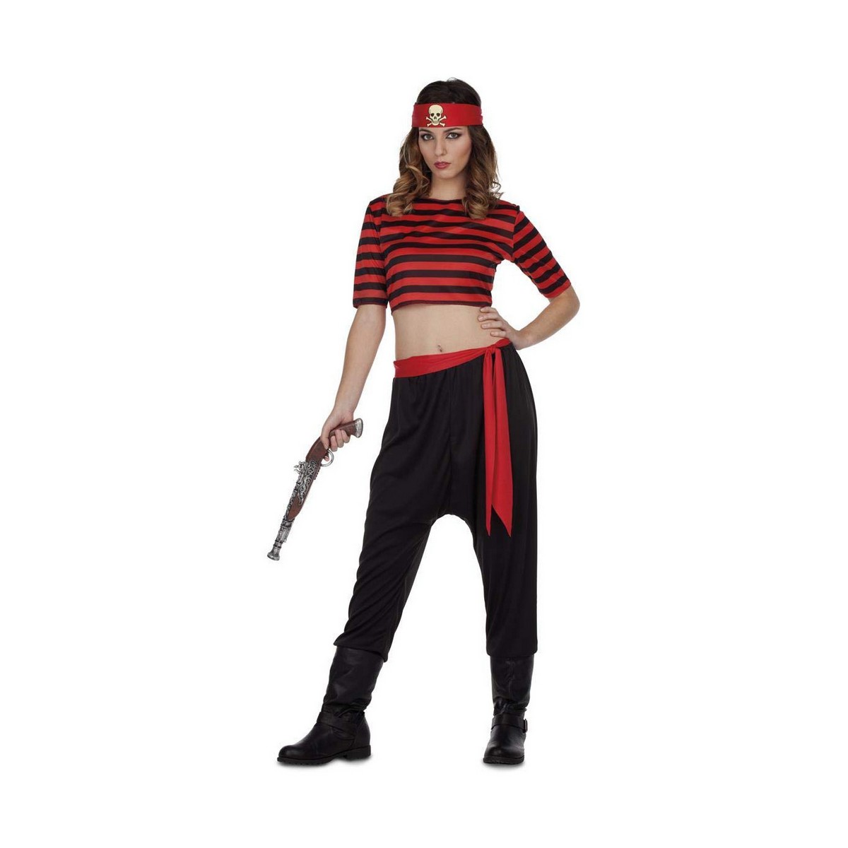 Costum Deghizare pentru Adulți My Other Me Pirat Femeie Mărimea M/L Pantalon Top Eșarfă
