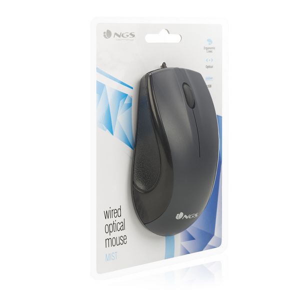 Mouse Optic NGS MIST 1000 dpi Negru