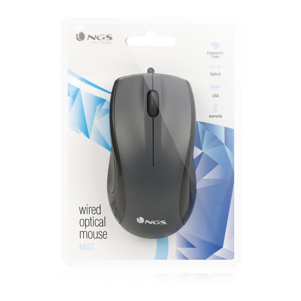 Mouse Optic NGS Black Mist 800 dpi Negru